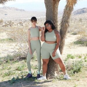Girlfriend Collective Olive Activewear Set